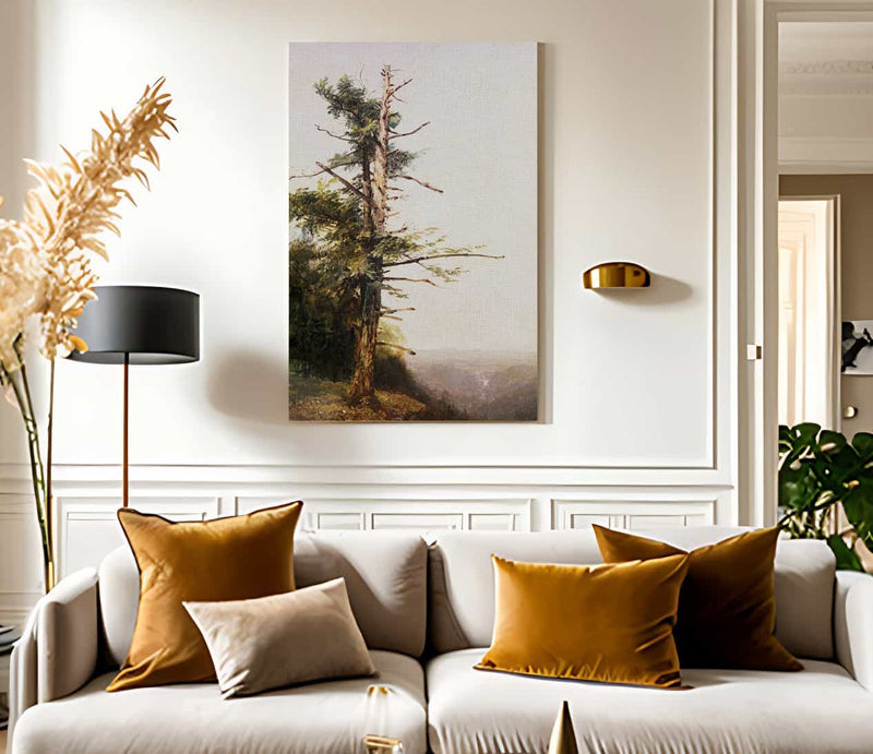 Dying Tree On Mountaintop By John Frederick Kensett Fine Art Print