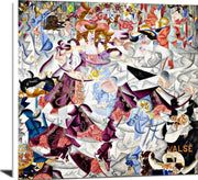 Dynamic Hieroglyphic Of The Bal Tabarin Painting Gino Severini Canvas Art Fine Art Print