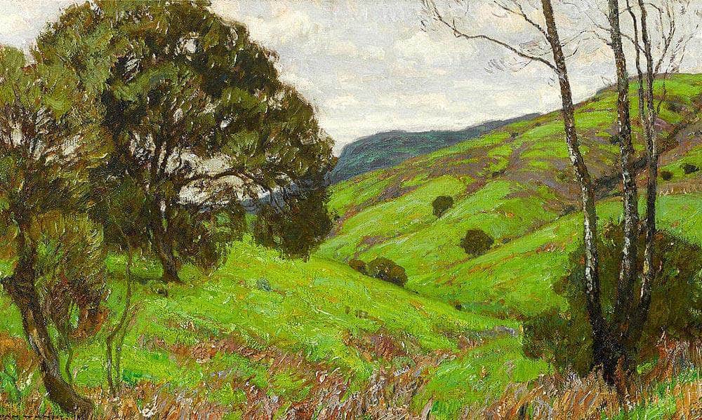 Early Laguna Landscape By William Wendt Fine Art Print