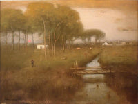 Early Moonrise Tarpon Springs By George Inness Fine Art Print