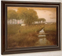 Early Moonrise Tarpon Springs By George Inness Fine Art Print