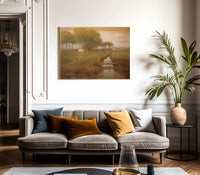 Early Moonrise Tarpon Springs By George Inness Fine Art Print