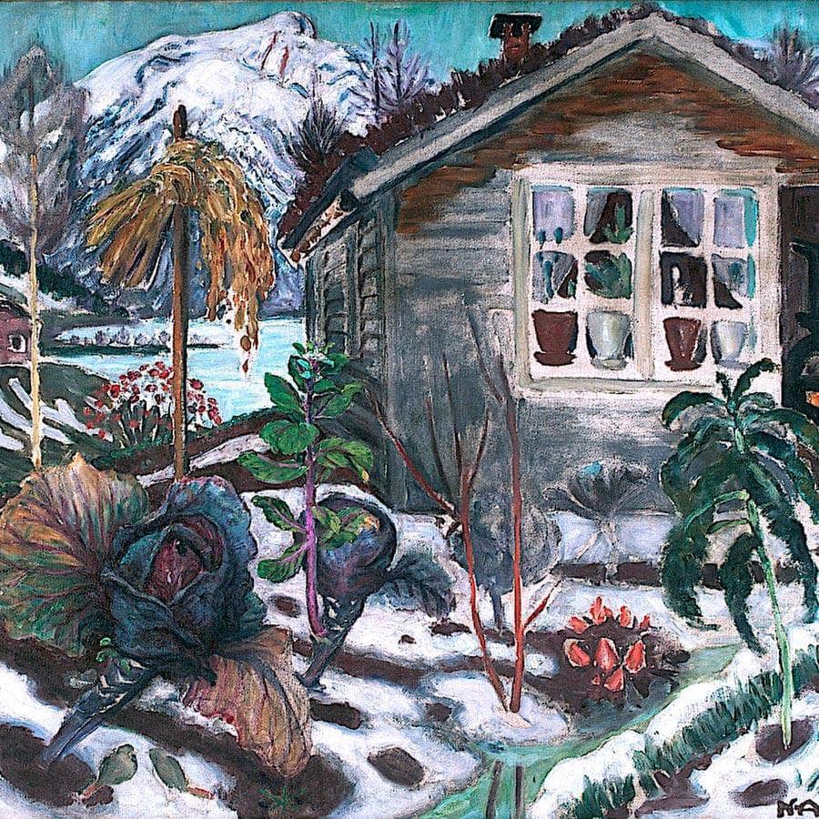 Early Snow By Nicolai Astrup Fine Art Print