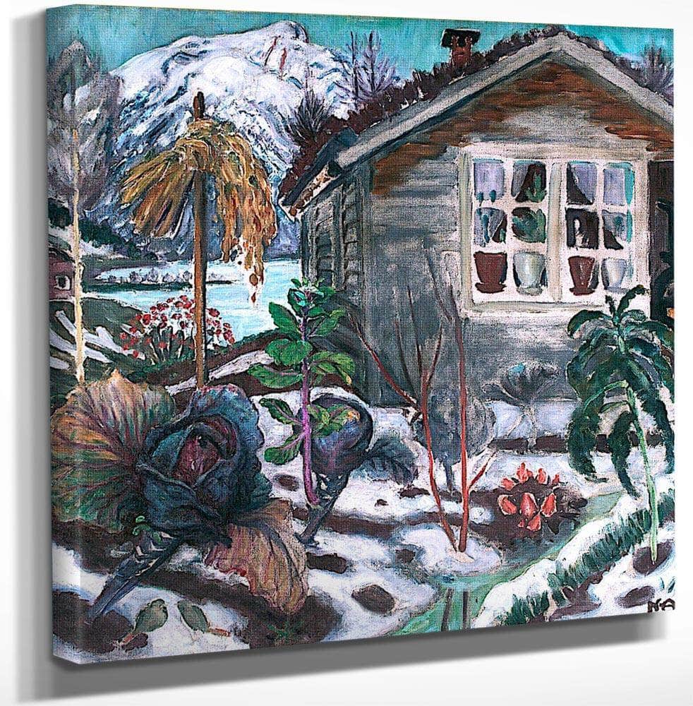 Early Snow By Nicolai Astrup Fine Art Print