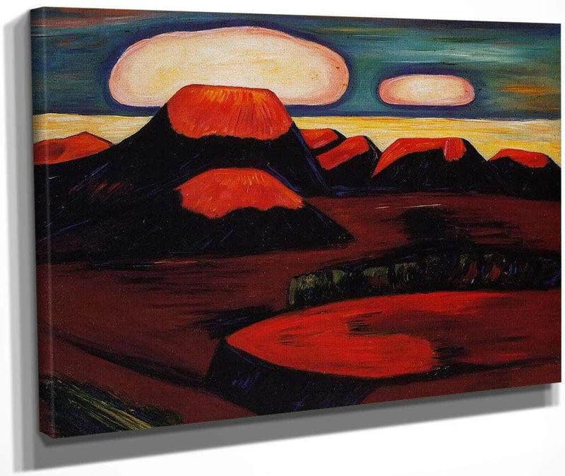 Earth Cooling Mexico By Marsden Hartley Fine Art Print