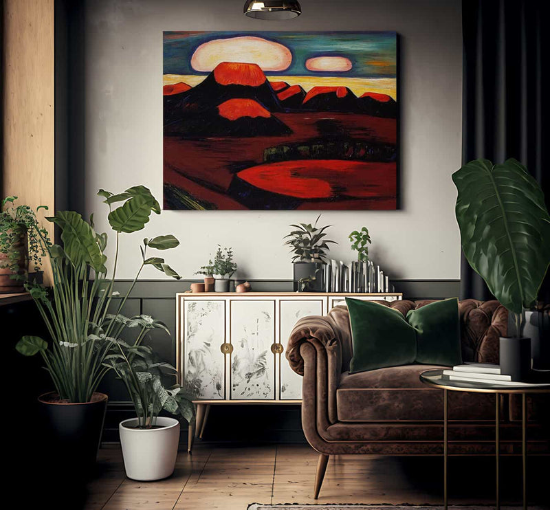 Earth Cooling Mexico By Marsden Hartley Fine Art Print