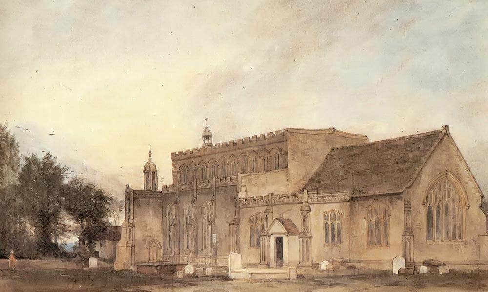 East Bergholt Church By John Constable Fine Art Print