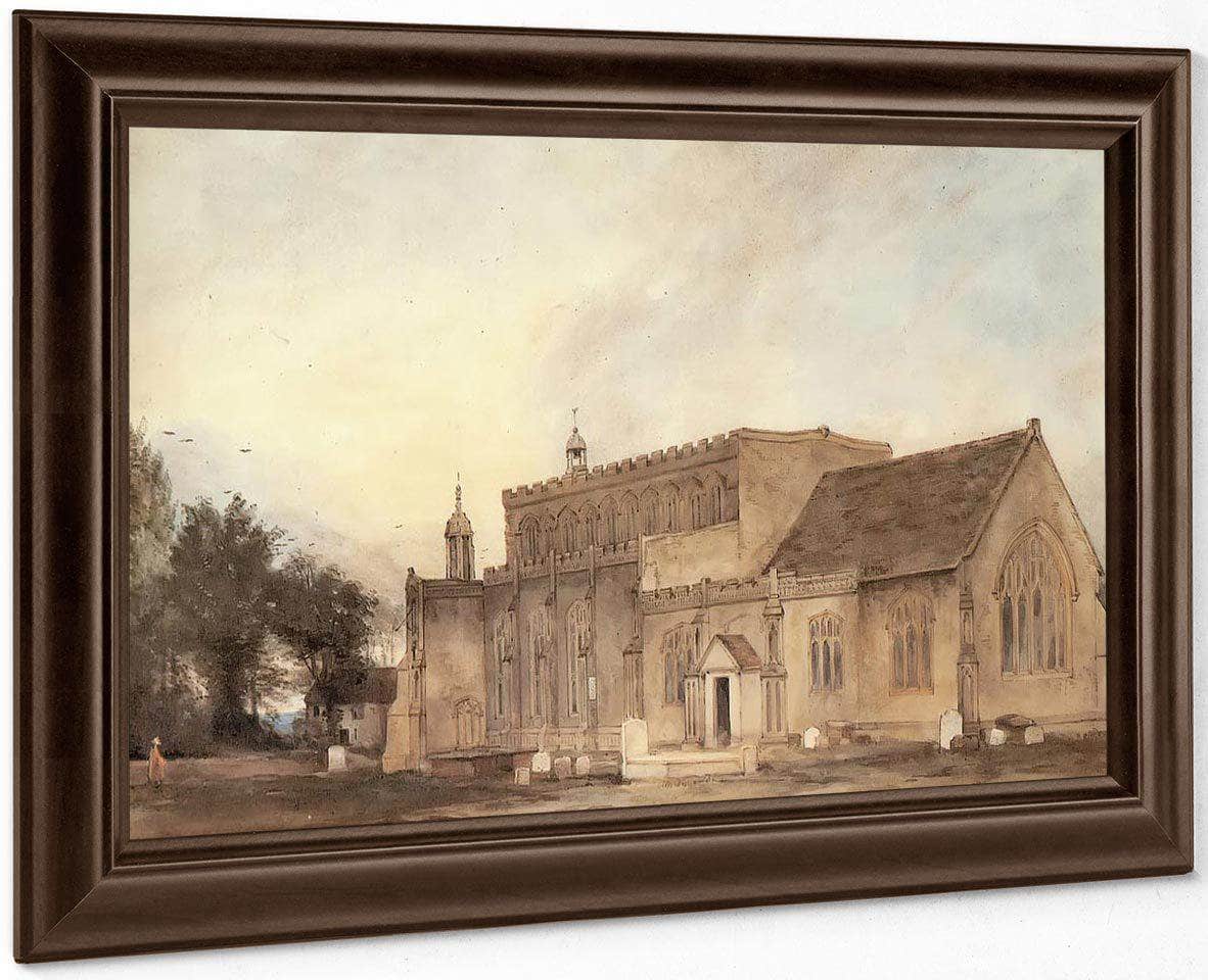 East Bergholt Church By John Constable Fine Art Print