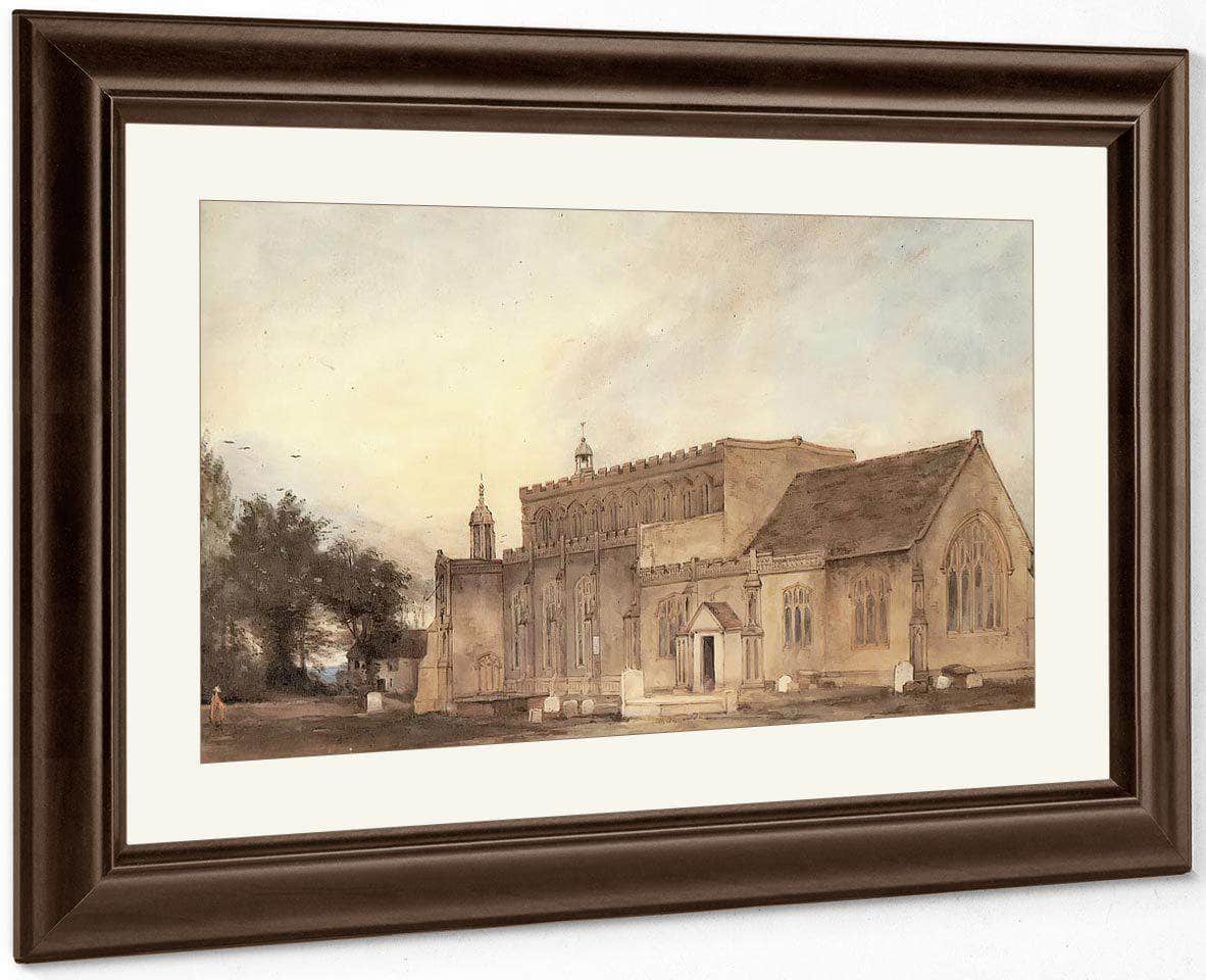 East Bergholt Church By John Constable Fine Art Print
