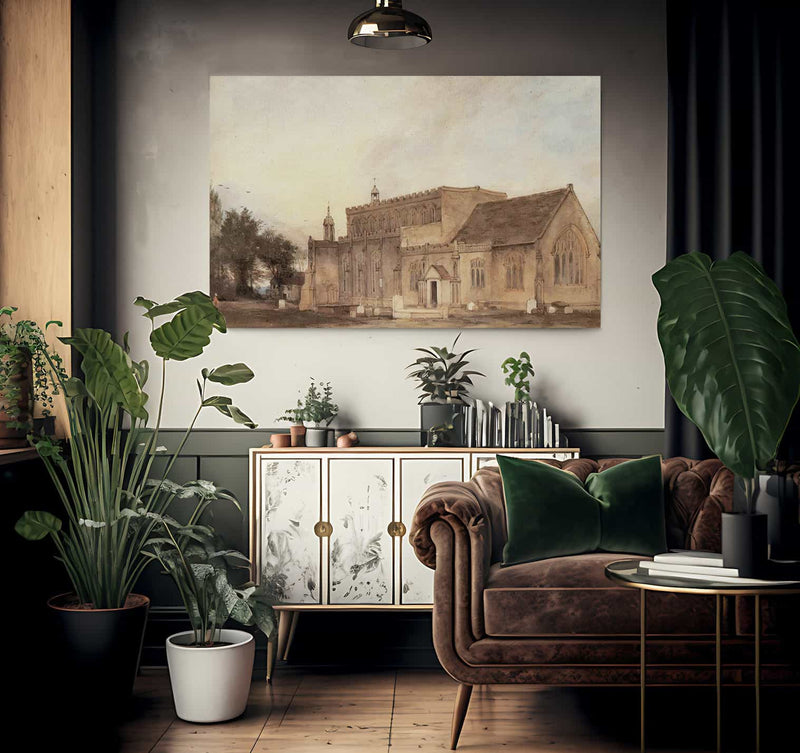 East Bergholt Church By John Constable Fine Art Print