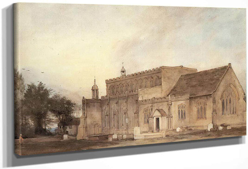 East Bergholt Church By John Constable Fine Art Print