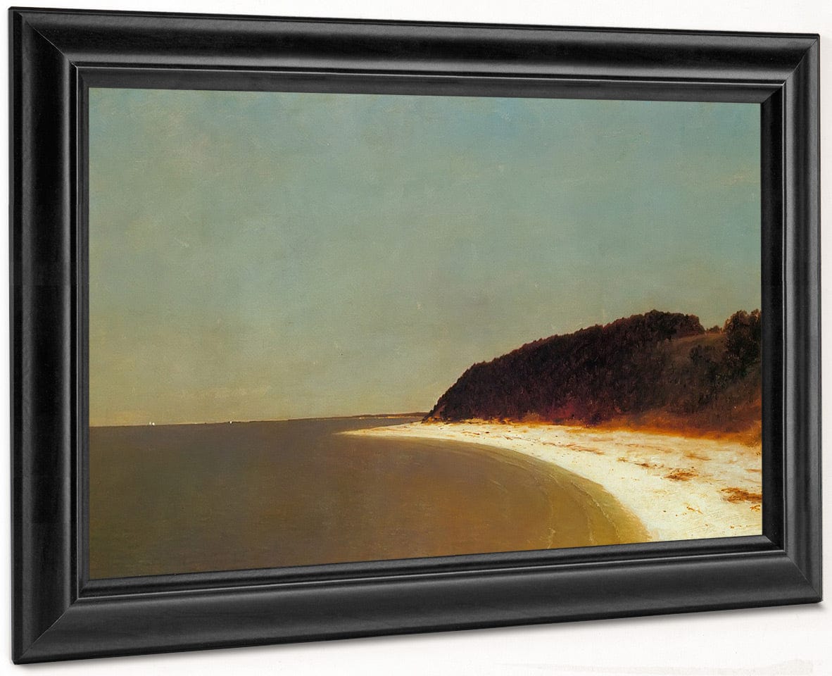 Eatons Neck Long Island By John Frederick Densett Fine Art Print