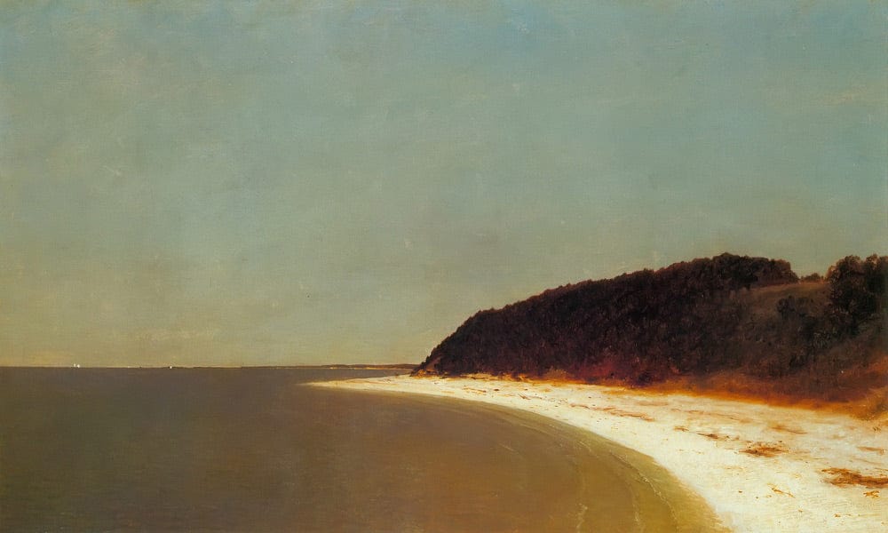 Eatons Neck Long Island By John Frederick Densett Fine Art Print