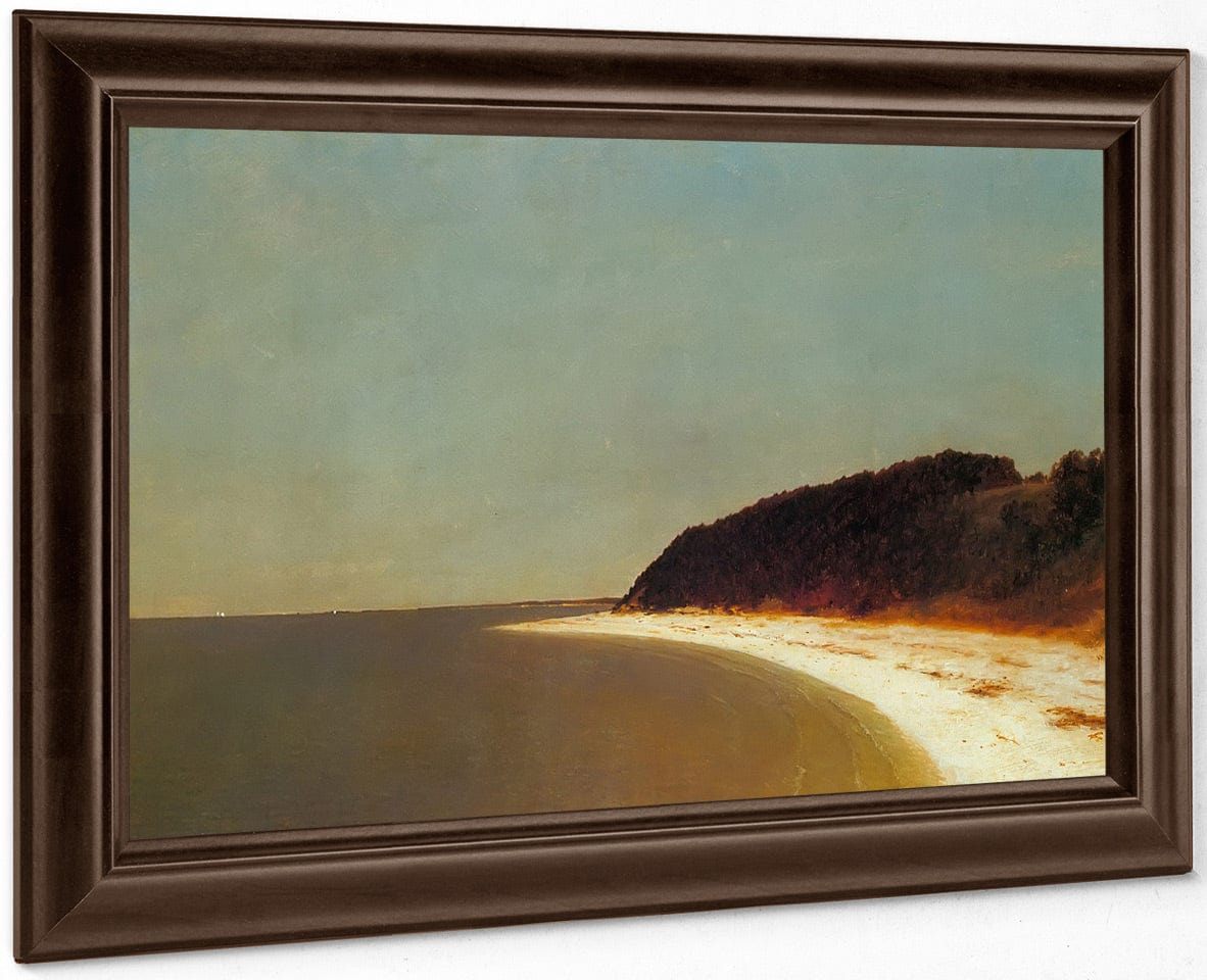 Eatons Neck Long Island By John Frederick Densett Fine Art Print