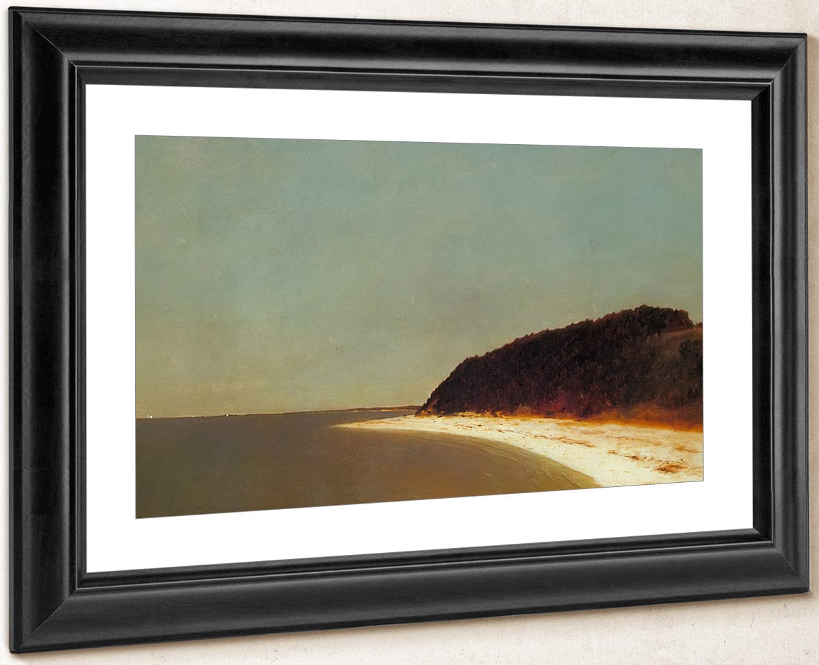 Eatons Neck Long Island By John Frederick Densett Fine Art Print