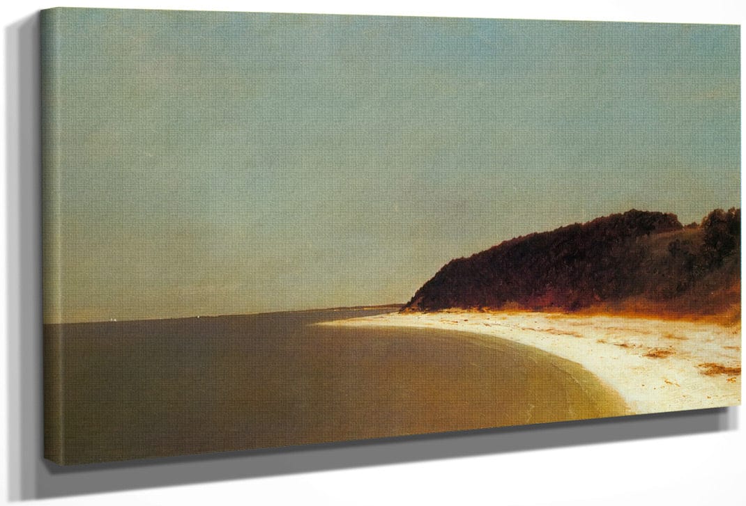 Eatons Neck Long Island By John Frederick Densett Fine Art Print