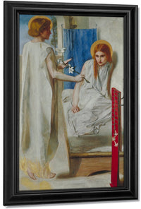 Ecce Ancilla Domini 1850 73X41 9Cm Tate Britain By Dante Gabriel Rossetti Fine Art Print