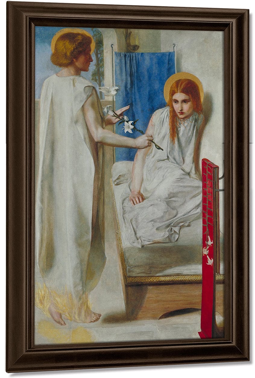 Ecce Ancilla Domini 1850 73X41 9Cm Tate Britain By Dante Gabriel Rossetti Fine Art Print