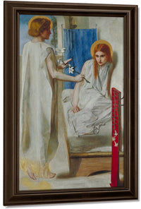 Ecce Ancilla Domini 1850 73X41 9Cm Tate Britain By Dante Gabriel Rossetti Fine Art Print
