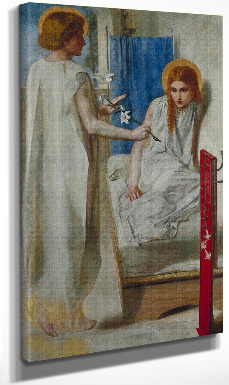 Ecce Ancilla Domini 1850 73X41 9Cm Tate Britain By Dante Gabriel Rossetti Fine Art Print