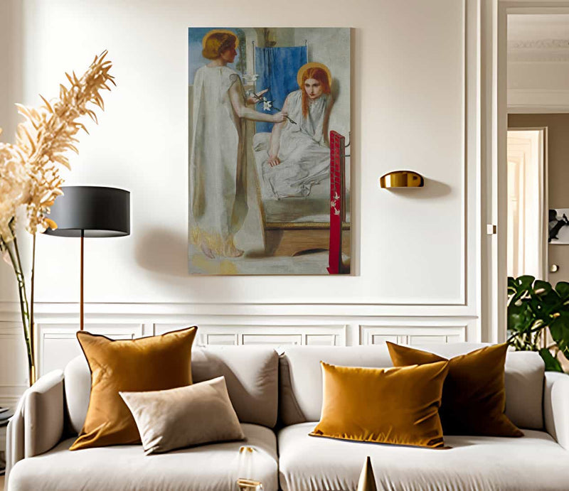 Ecce Ancilla Domini 1850 73X41 9Cm Tate Britain By Dante Gabriel Rossetti Fine Art Print