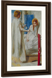Ecce Ancilla Domini 1850 73X41 9Cm Tate Britain By Dante Gabriel Rossetti Fine Art Print
