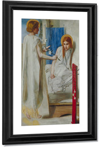 Ecce Ancilla Domini 1850 73X41 9Cm Tate Britain By Dante Gabriel Rossetti Fine Art Print