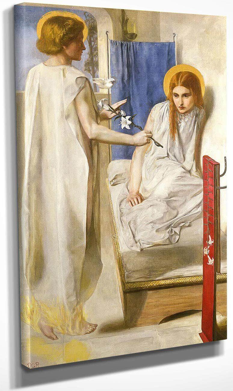 Ecce Ancilla Domini By Dante Gabriel Rossetti Fine Art Print