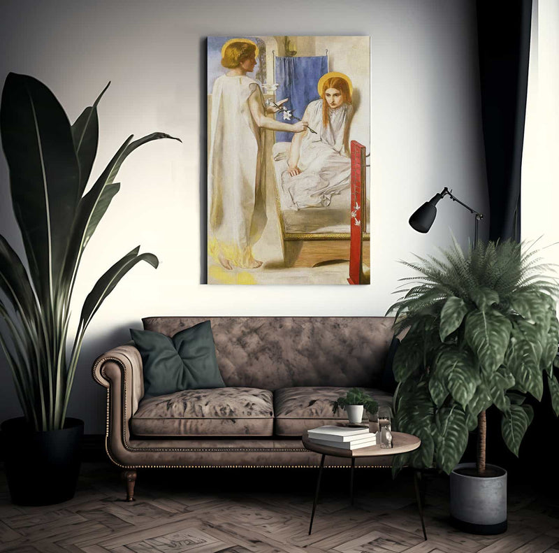Ecce Ancilla Domini By Dante Gabriel Rossetti Fine Art Print