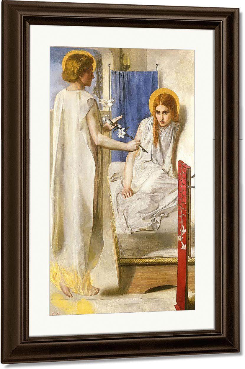 Ecce Ancilla Domini By Dante Gabriel Rossetti Fine Art Print