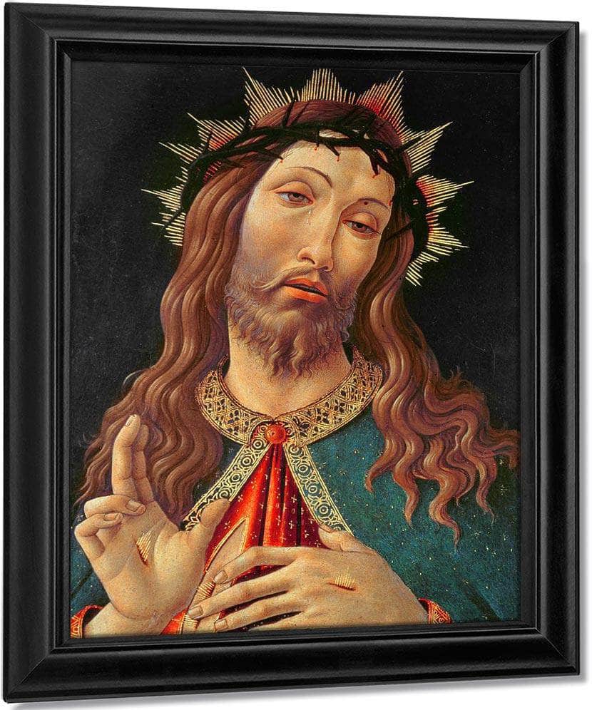 Ecce Homo Or The Redeemer By Sandro Botticelli Fine Art Print