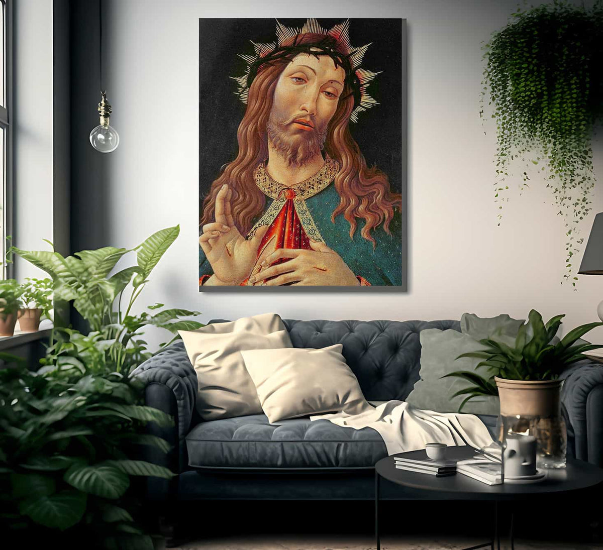 Ecce Homo Or The Redeemer By Sandro Botticelli Fine Art Print