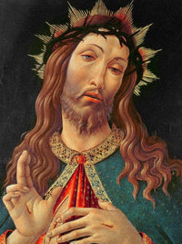 Ecce Homo Or The Redeemer By Sandro Botticelli Fine Art Print