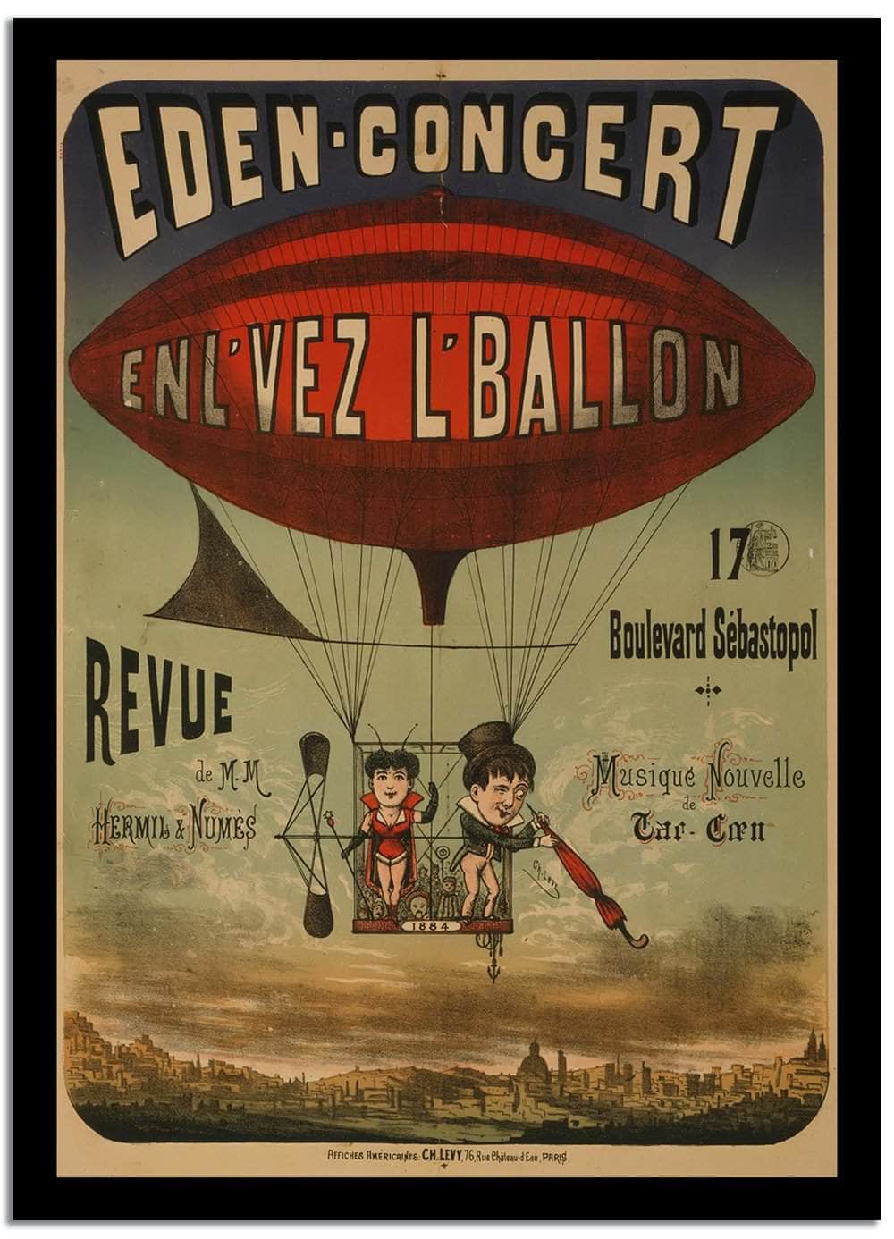 Eden. Concert  Vintage Poster Fine Art Print