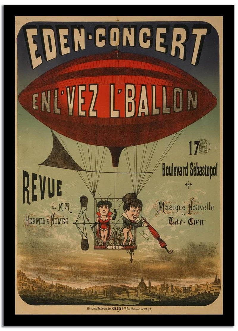 Eden. Concert  Vintage Poster Fine Art Print