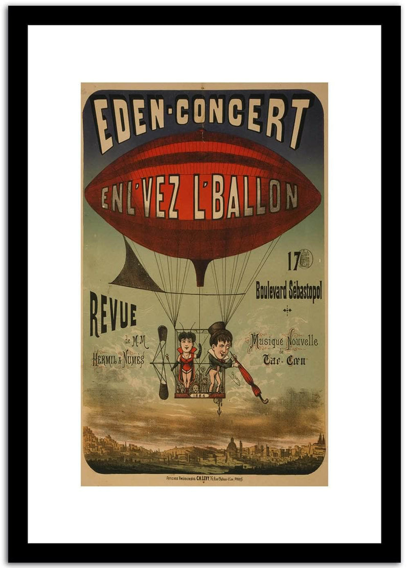 Eden. Concert  Vintage Poster Fine Art Print