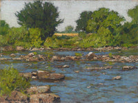 Edge Of A River By William Wendt Fine Art Print