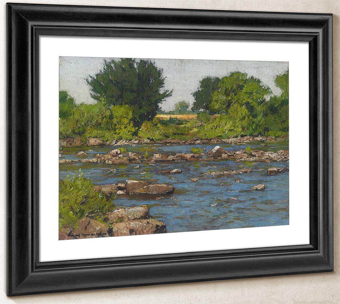 Edge Of A River By William Wendt Fine Art Print