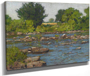 Edge Of A River By William Wendt Fine Art Print