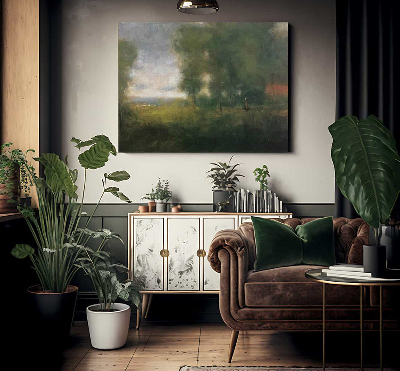 Edge Of The Woods By George Inness Fine Art Print