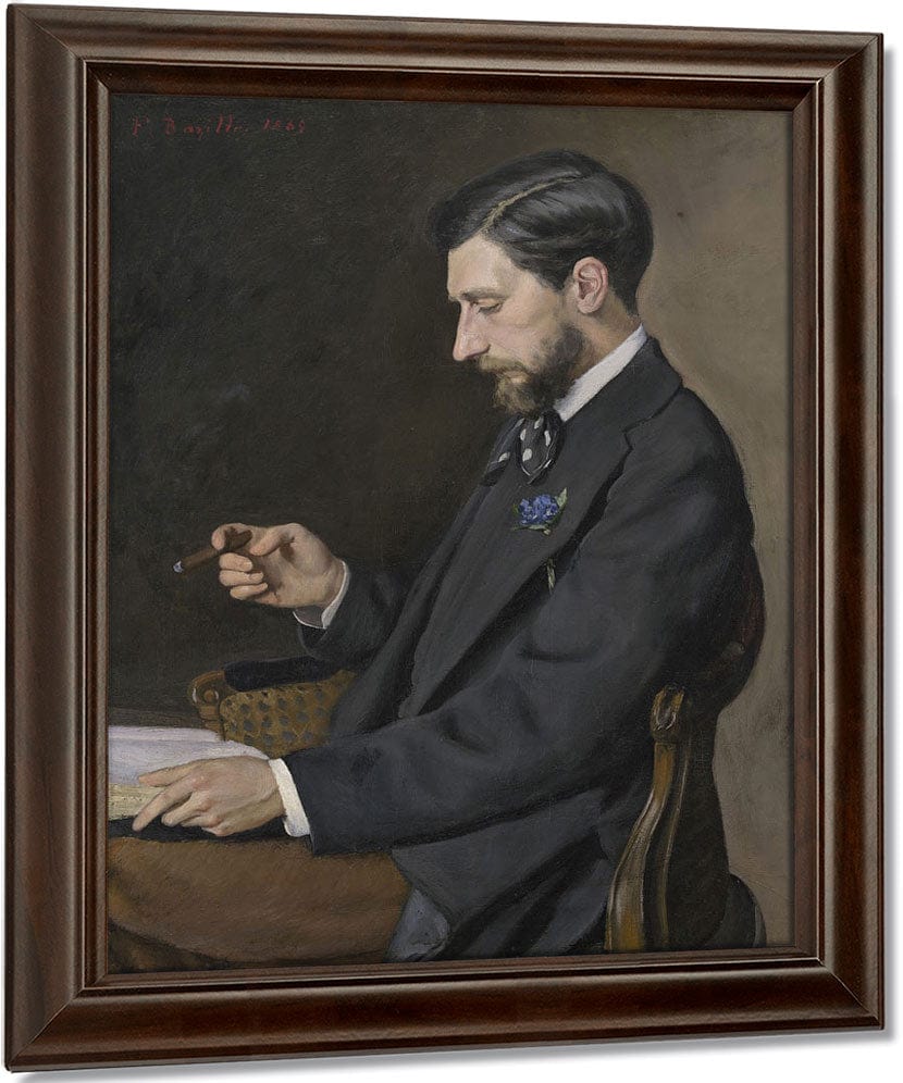 Edmond Maitre By Frederic Bazille Fine Art Print