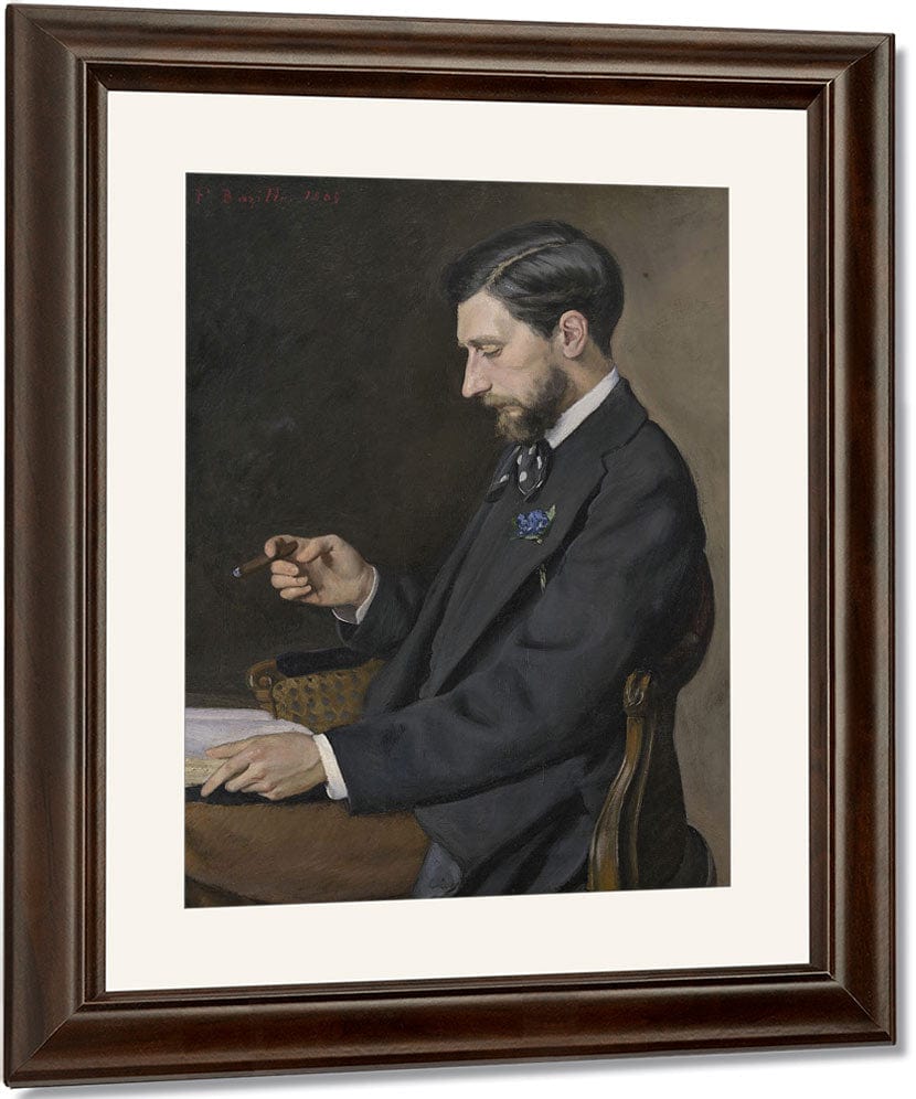 Edmond Maitre By Frederic Bazille Fine Art Print