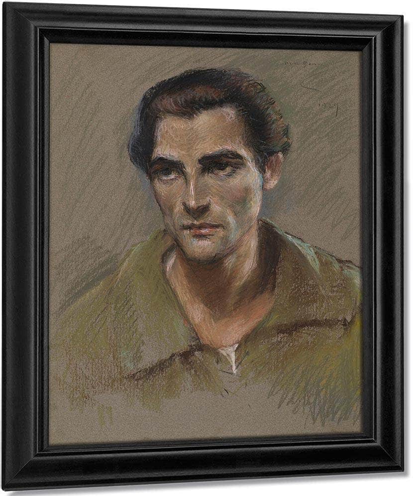 Edward Leiter By Alice Pike Barney Fine Art Print