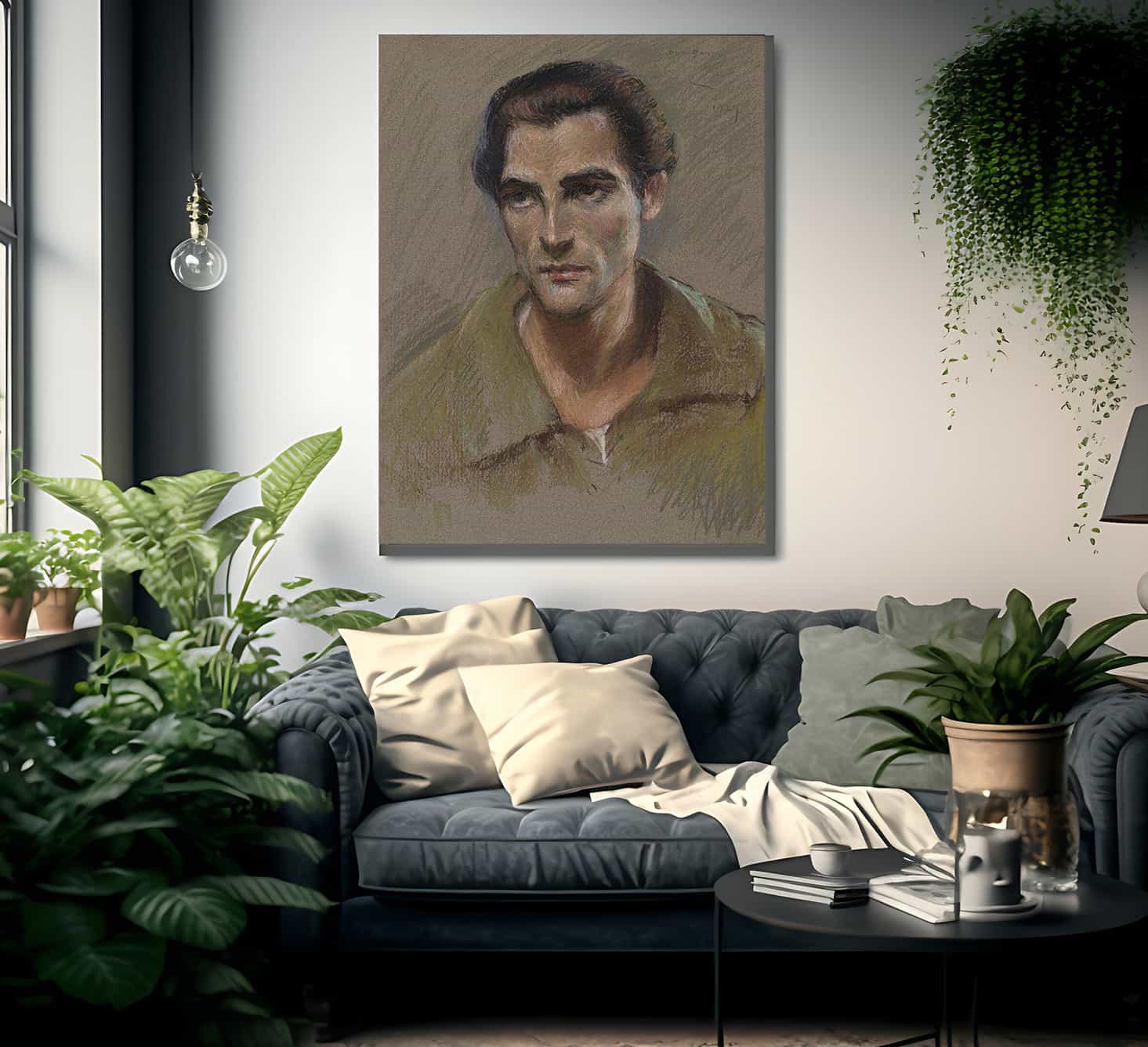 Edward Leiter By Alice Pike Barney Fine Art Print