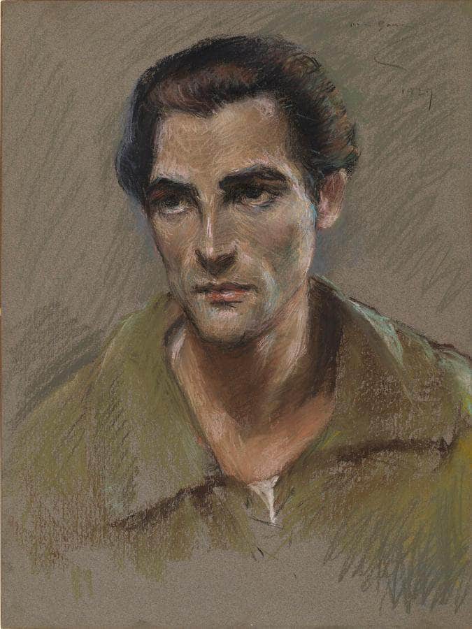 Edward Leiter By Alice Pike Barney Fine Art Print