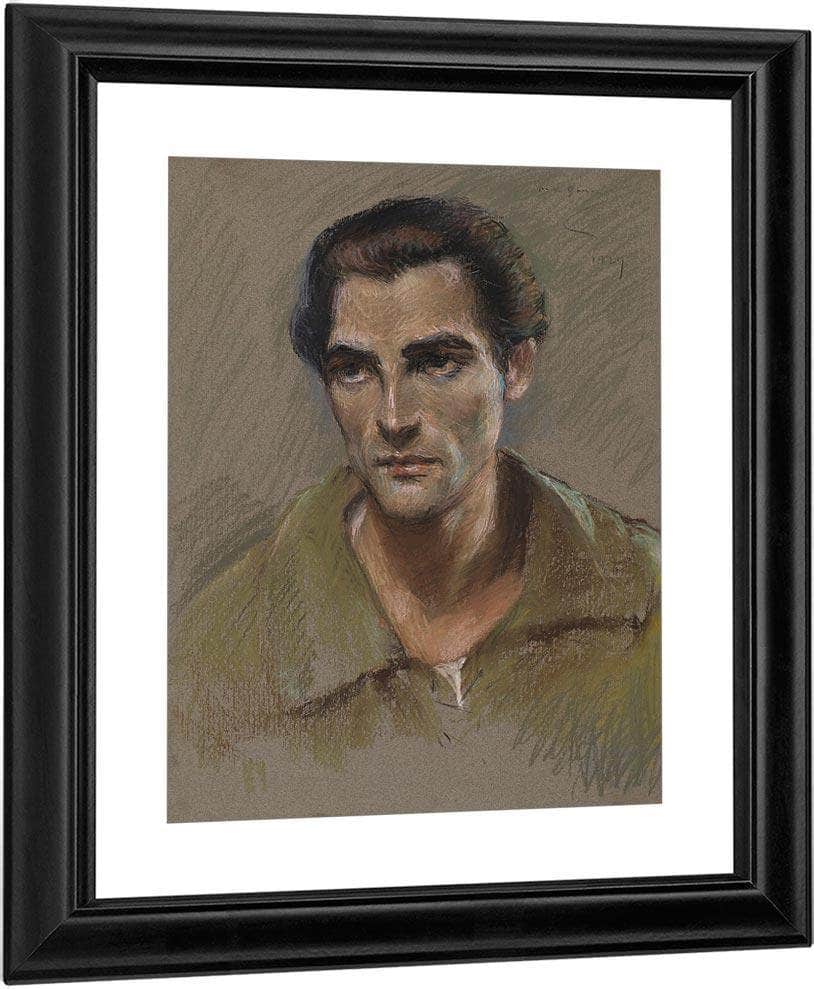 Edward Leiter By Alice Pike Barney Fine Art Print