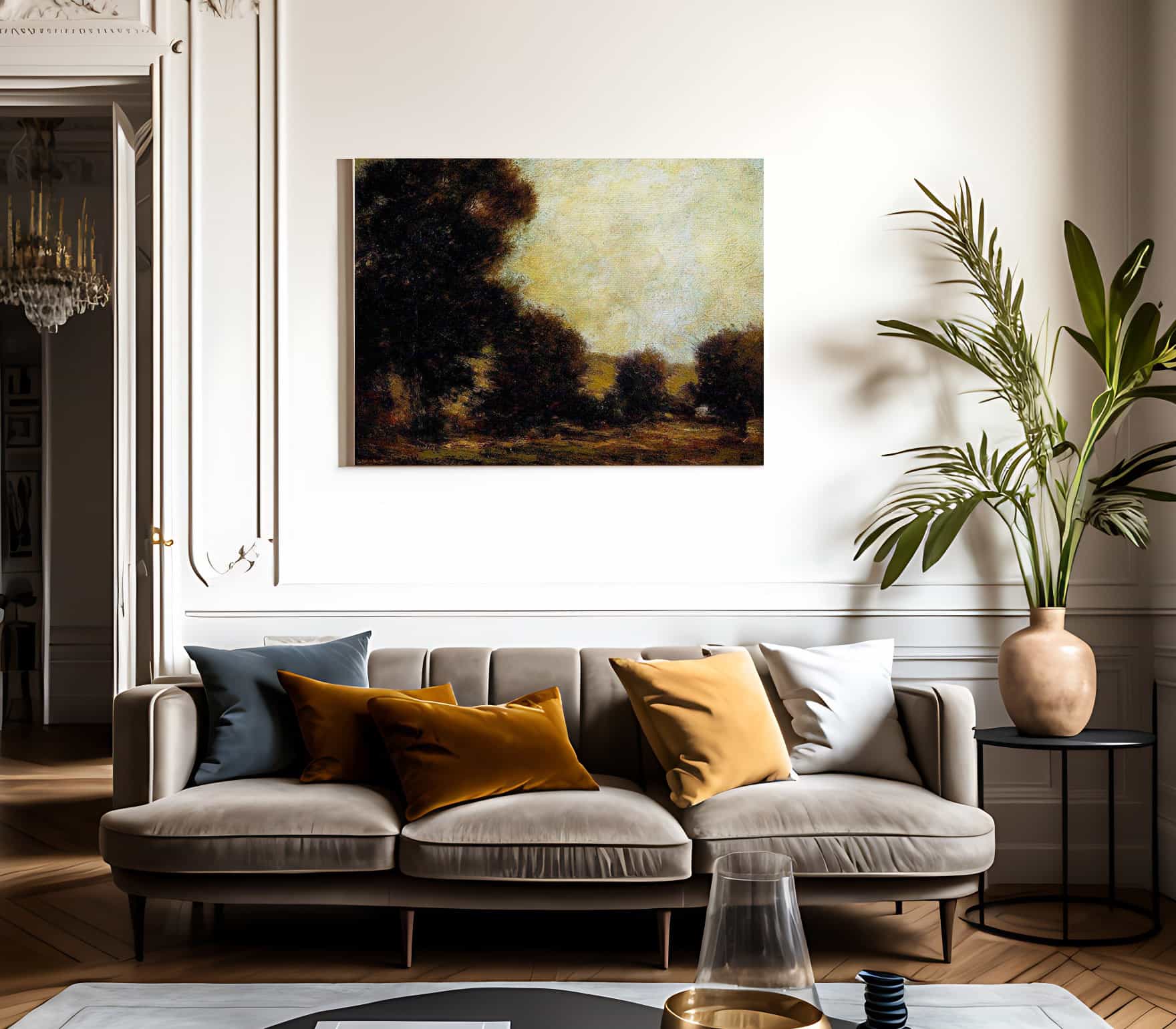 Effect Of Trees By Martin Homer Dodge Fine Art Print