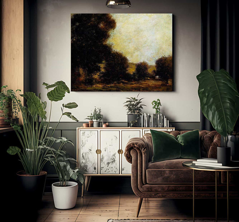 Effect Of Trees By Martin Homer Dodge Fine Art Print