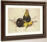Eggplants And Pears By Charles Demuth Fine Art Print