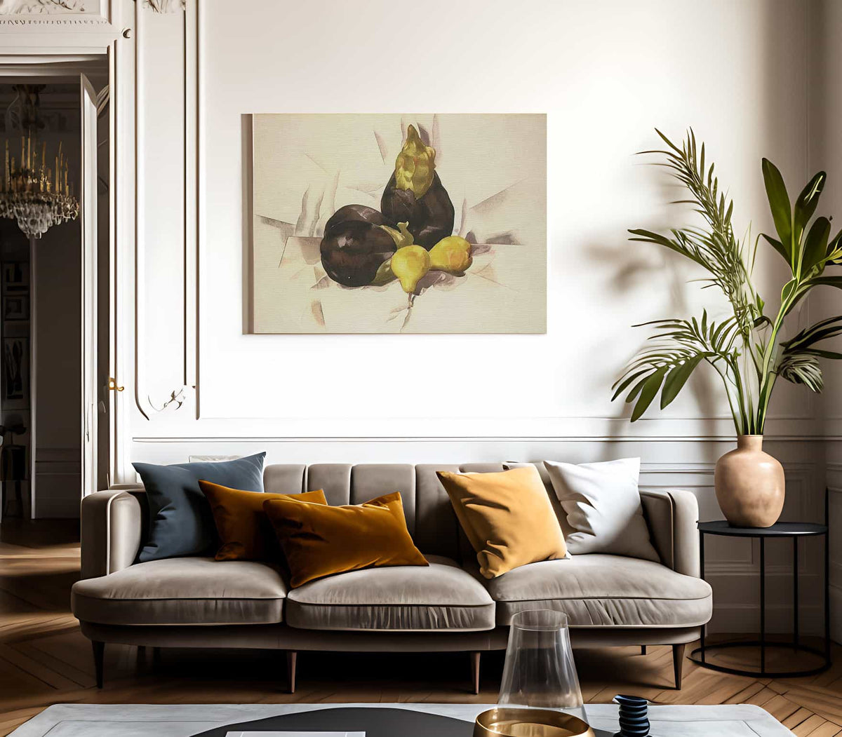 Eggplants And Pears By Charles Demuth Fine Art Print